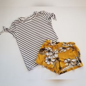 Girl's short/tee set